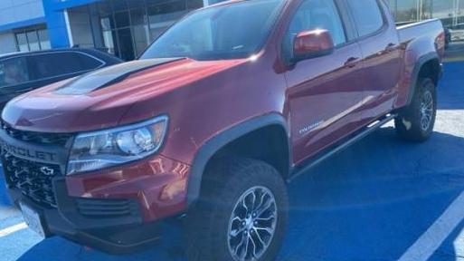 CHEVROLET COLORADO 2021 1GCGTEENXM1109296 image