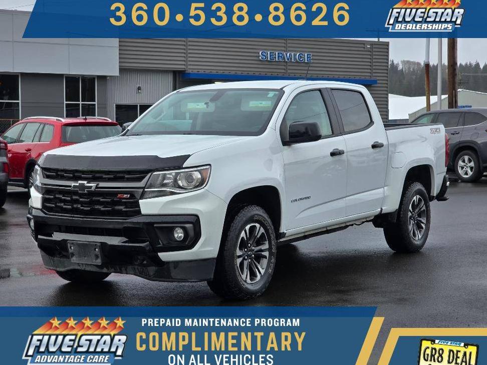 CHEVROLET COLORADO 2021 1GCGTDENXM1276316 image