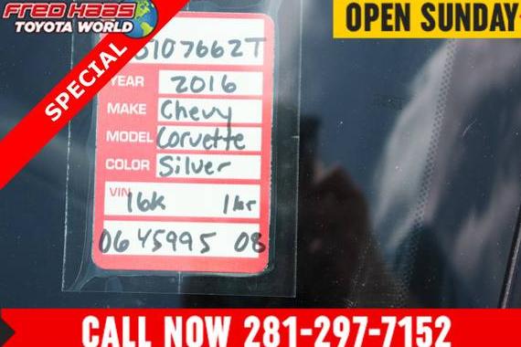 CHEVROLET CORVETTE 2016 1G1YB2D71G5107662 image