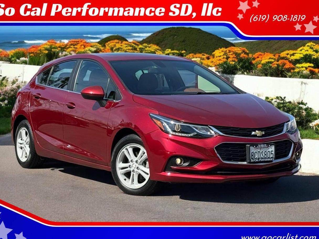 CHEVROLET CRUZE 2018 3G1BH6SE8JS521130 image