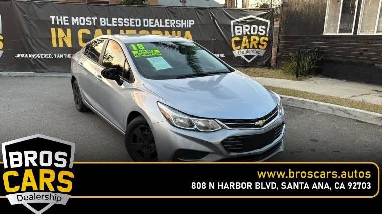 CHEVROLET CRUZE 2018 1G1BC5SM1J7135762 image