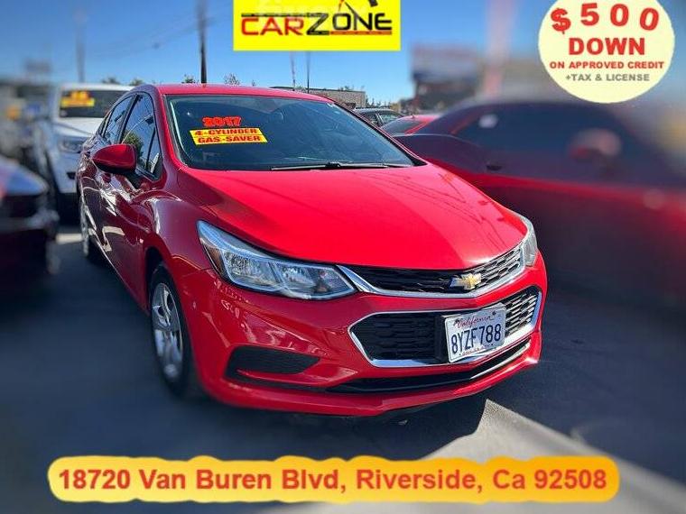 CHEVROLET CRUZE 2017 1G1BC5SM5H7115430 image