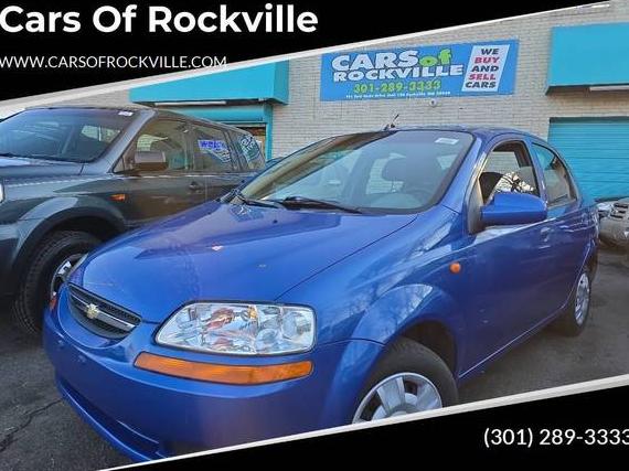 CHEVROLET AVEO 2004 KL1TD52604B175107 image CHEVROLET AVEO 2004 KL1TD52604B175107 image