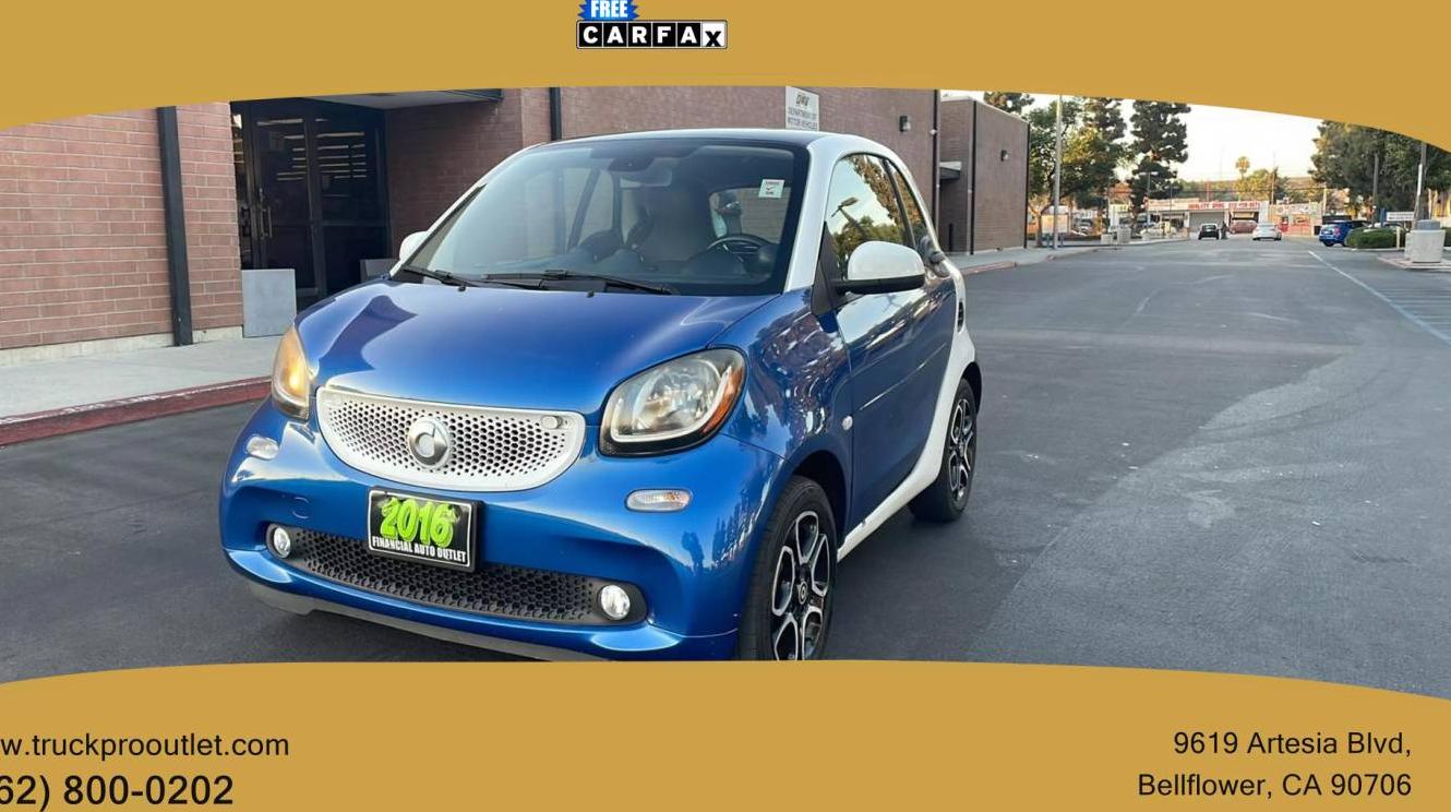 SMART FORTWO 2016 WMEFJ5DA7GK053558 image