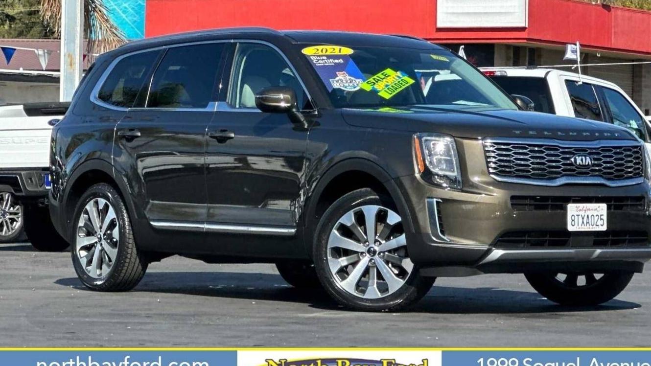 KIA TELLURIDE 2021 5XYP34HC1MG136309 image