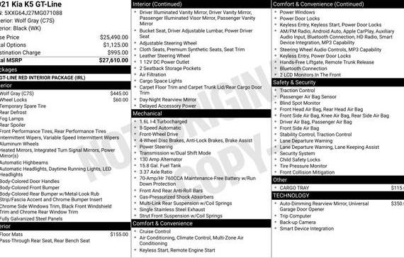 KIA K5 2021 5XXG64J27MG071088 image KIA K5 2021 5XXG64J27MG071088 image