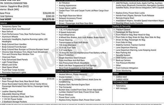 KIA K5 2022 5XXG34J26NG087986 image