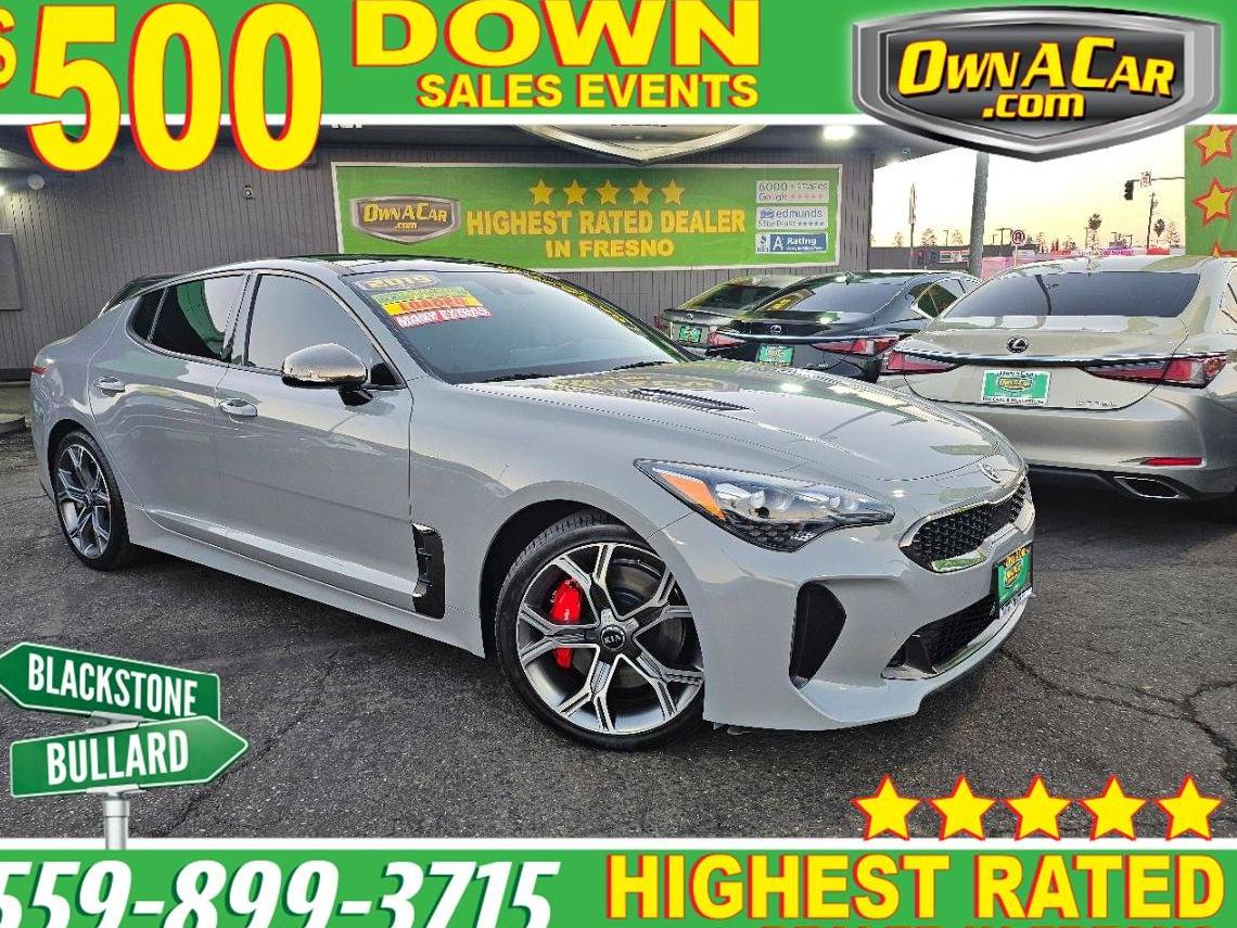 KIA STINGER 2019 KNAE45LCXK6064623 image