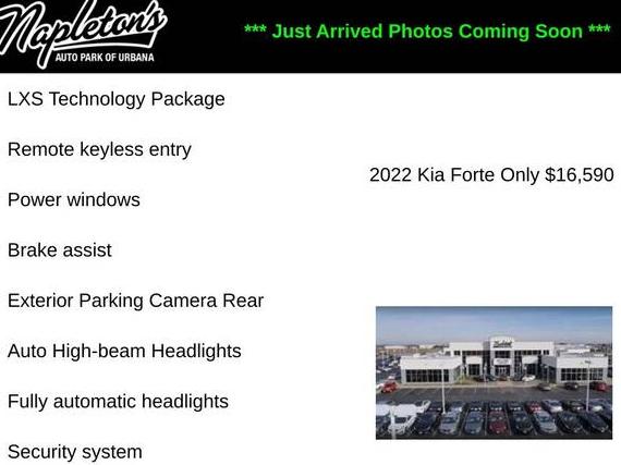 KIA FORTE 2022 3KPF24AD0NE488619 image