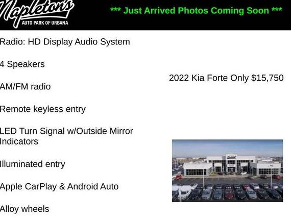 KIA FORTE 2022 3KPF24AD0NE502681 image