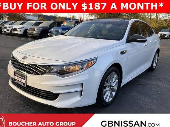 KIA OPTIMA 2018 5XXGU4L38JG232393 image