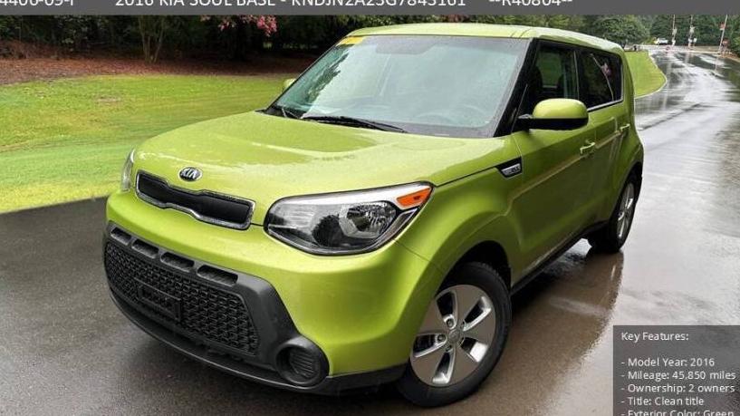 KIA SOUL 2016 KNDJN2A23G7843161 image