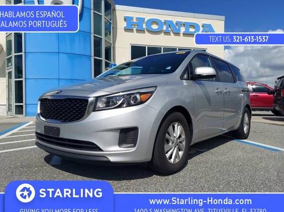 KIA SEDONA 2017 KNDMB5C10H6243409 image