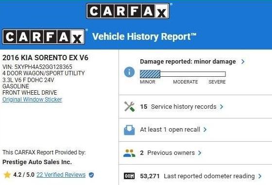 KIA SORENTO 2016 5XYPH4A52GG128365 image