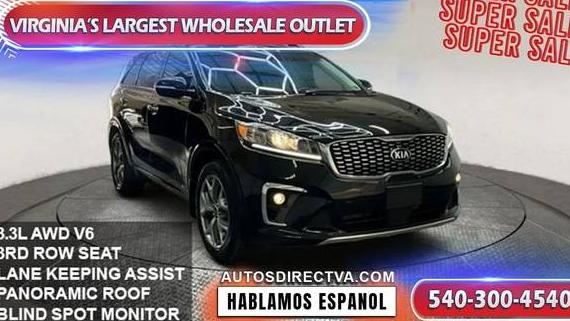 KIA SORENTO 2019 5XYPKDA50KG521758 image