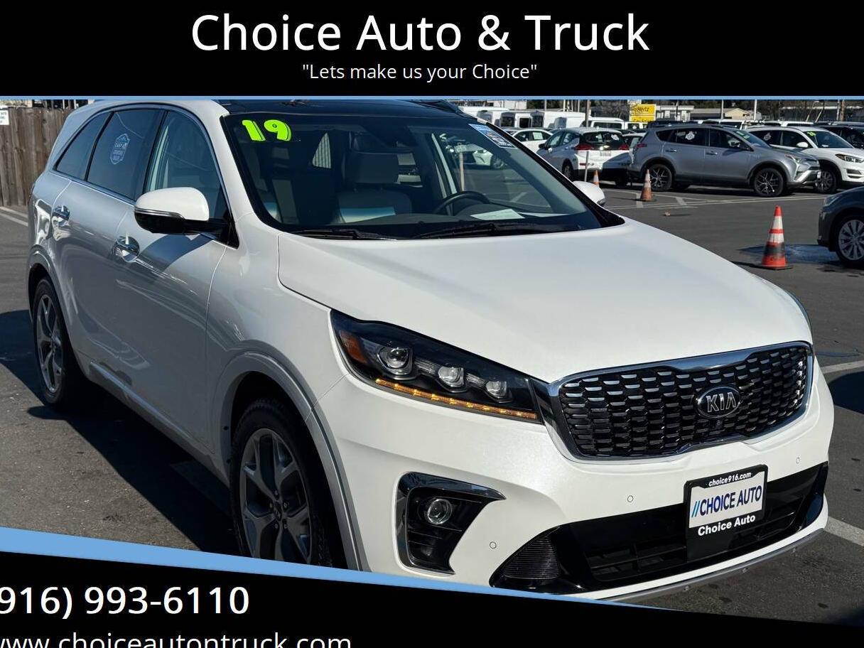 KIA SORENTO 2019 5XYPK4A55KG524378 image