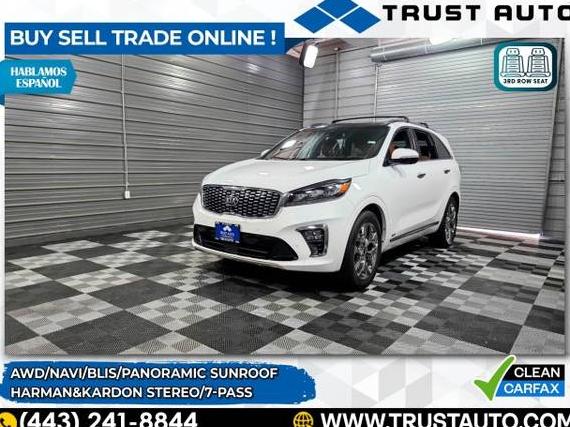KIA SORENTO 2019 5XYPKDA57KG541862 image