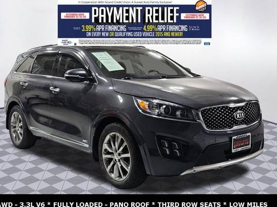 KIA SORENTO 2017 5XYPKDA55HG326831 image