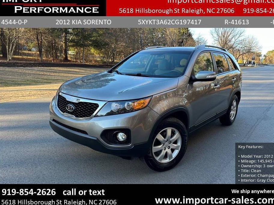 KIA SORENTO 2012 5XYKT3A62CG197417 image