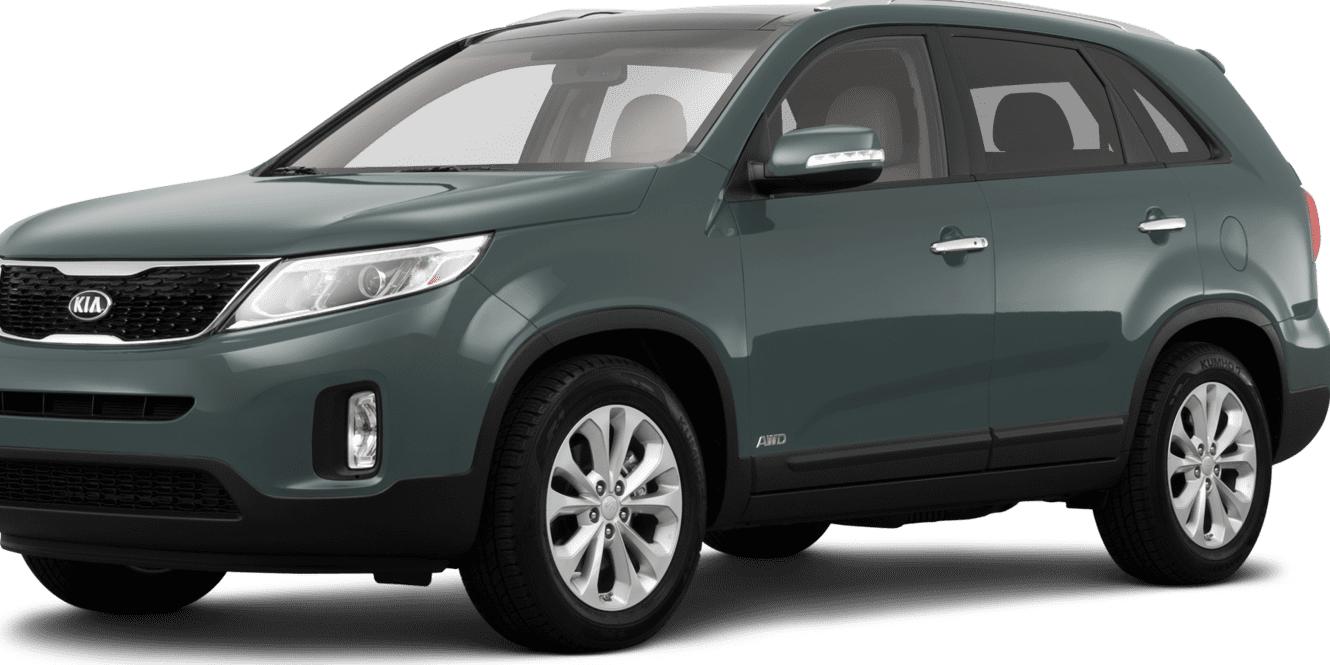 KIA SORENTO 2014 5XYKUDA74EG493117 image