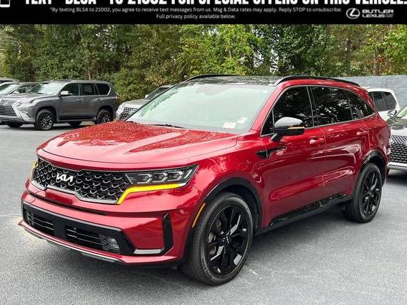 KIA SORENTO 2022 5XYRK4LF1NG087238 image