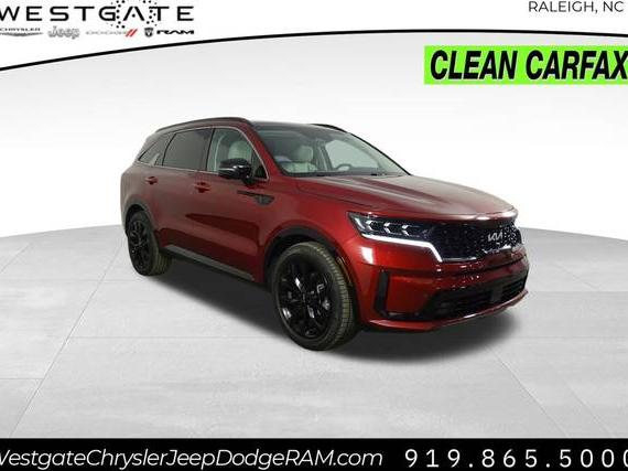 KIA SORENTO 2022 5XYRK4LFXNG083785 image KIA SORENTO 2022 5XYRK4LFXNG083785 image