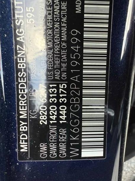 MERCEDES-BENZ S-CLASS 2023 W1K6G7GB2PA195499 image