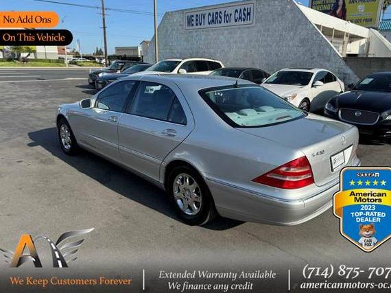MERCEDES-BENZ S-CLASS 2000 WDBNG70J8YA056694 image