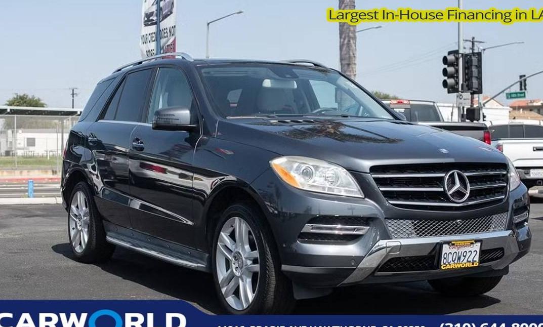 MERCEDES-BENZ ML-CLASS 2015 4JGDA5JB2FA497613 image