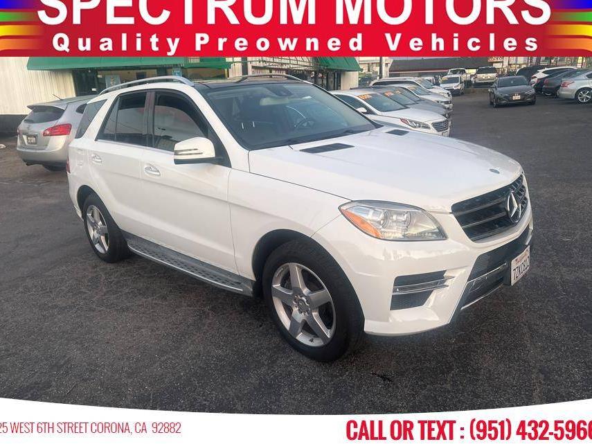 MERCEDES-BENZ ML-CLASS 2015 4JGDA5JB0FA458566 image