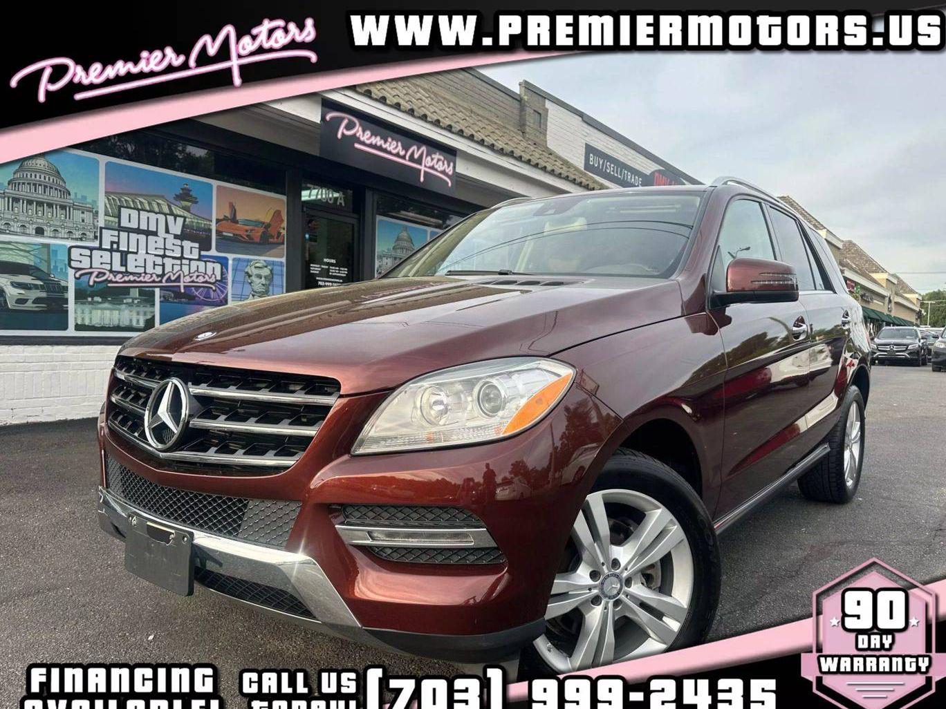 MERCEDES-BENZ ML-CLASS 2015 4JGDA5HB6FA464619 image
