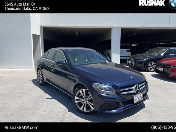 MERCEDES-BENZ C-CLASS 2018 55SWF4JB3JU280045 image