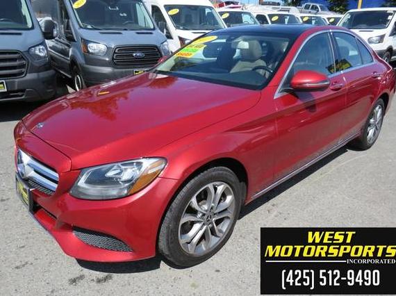 MERCEDES-BENZ C-CLASS 2018 55SWF4KB4JU235369 image