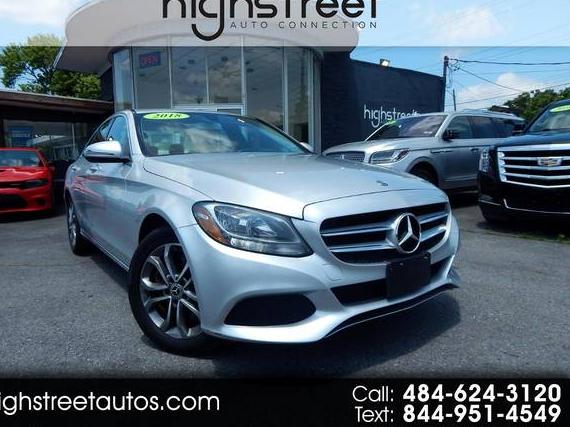 MERCEDES-BENZ C-CLASS 2018 55SWF4KB1JU247897 image