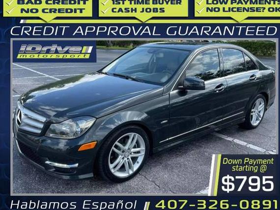MERCEDES-BENZ C-CLASS 2012 WDDGF4HB0CA636612 image