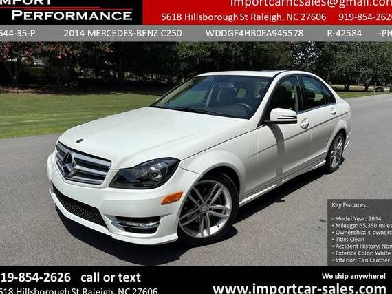 MERCEDES-BENZ C-CLASS 2014 WDDGF4HB0EA945578 image