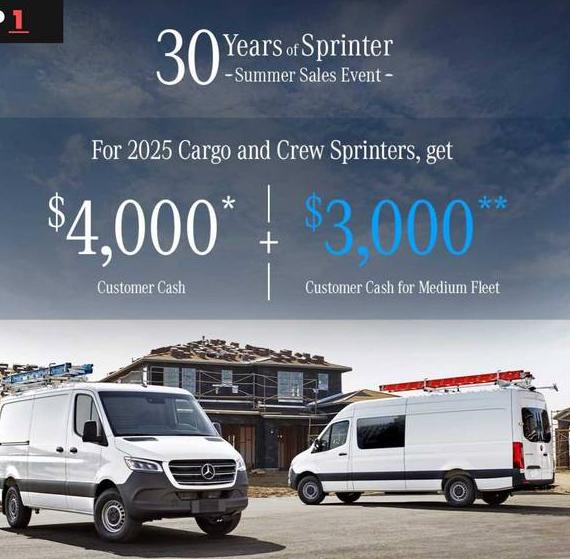 MERCEDES-BENZ SPRINTER 2025 W1Y4KBHY0ST198920 image