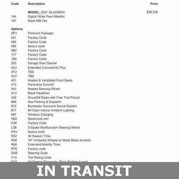 MERCEDES-BENZ GLA-CLASS 2021 W1N4N4HB8MJ284552 image