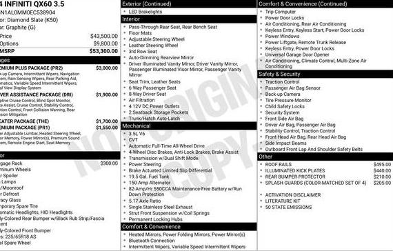 INFINITI QX60 2014 5N1AL0MM0EC538904 image