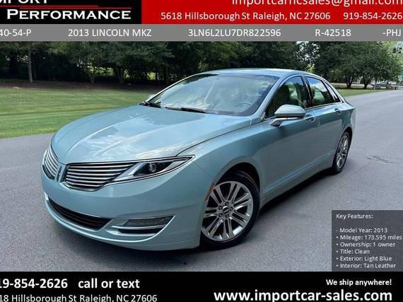 LINCOLN MKZ 2013 3LN6L2LU7DR822596 image