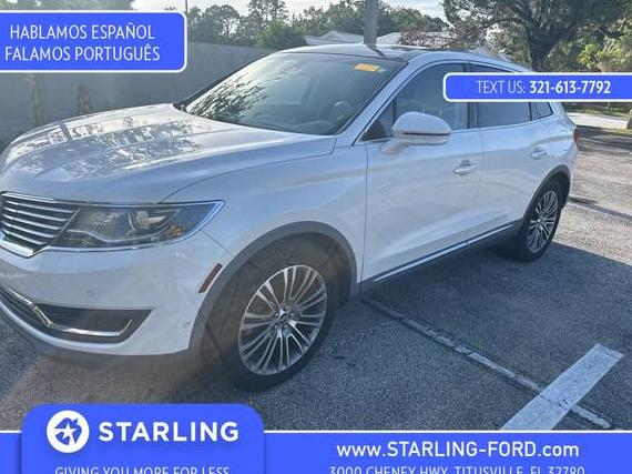 LINCOLN MKX 2016 2LMPJ6LPXGBL49814 image