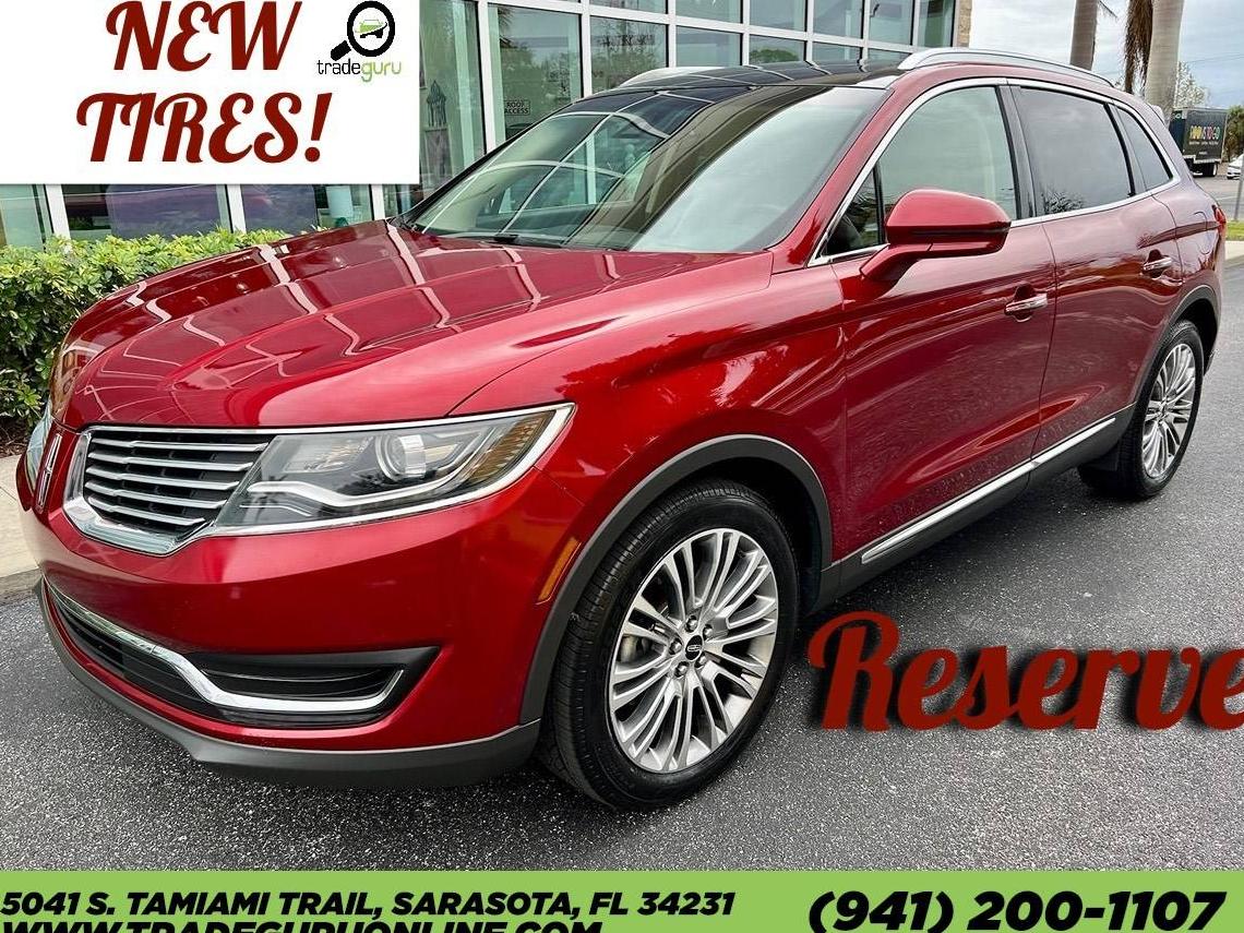 LINCOLN MKX 2017 2LMPJ6LR6HBL26520 image