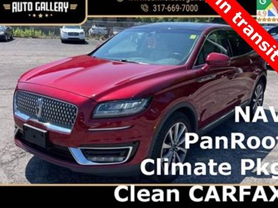 LINCOLN NAUTILUS 2019 2LMPJ6K96KBL13792 image