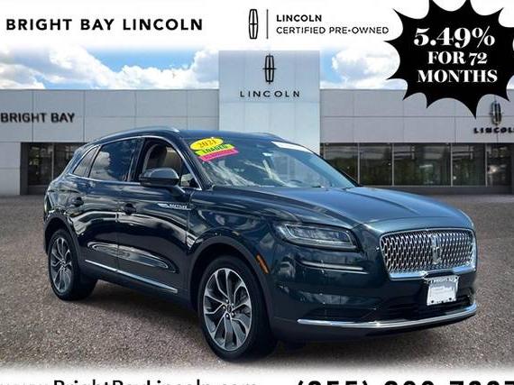 LINCOLN NAUTILUS 2021 2LMPJ8K94MBL14809 image