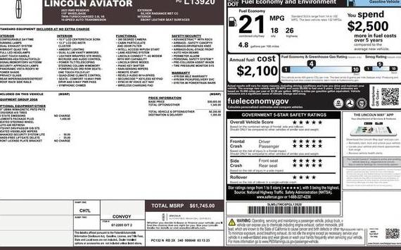 LINCOLN AVIATOR 2023 5LM5J7WC6PGL13920 image LINCOLN AVIATOR 2023 5LM5J7WC6PGL13920 image