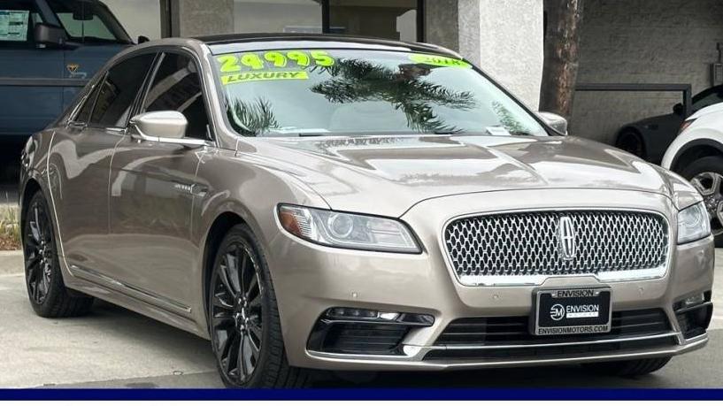 LINCOLN CONTINENTAL 2018 1LN6L9SK2J5614682 image