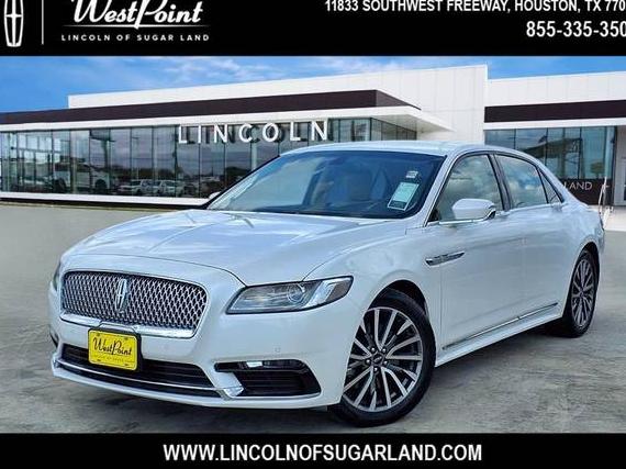 LINCOLN CONTINENTAL 2017 1LN6L9SK9H5631649 image
