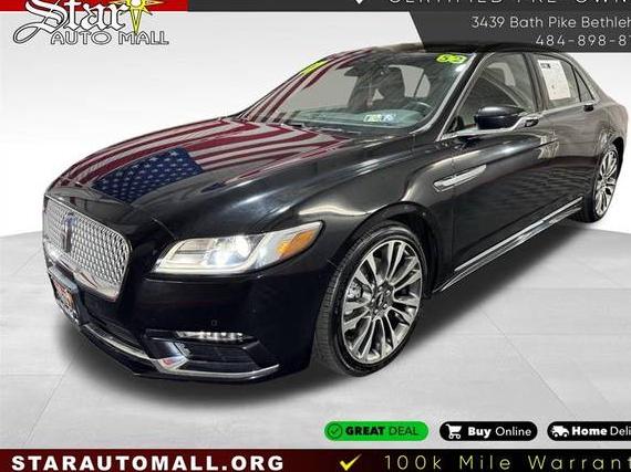 LINCOLN CONTINENTAL 2017 1LN6L9TK2H5614237 image