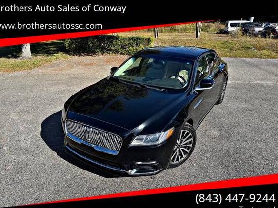 LINCOLN CONTINENTAL 2017 1LN6L9SK5H5629123 image