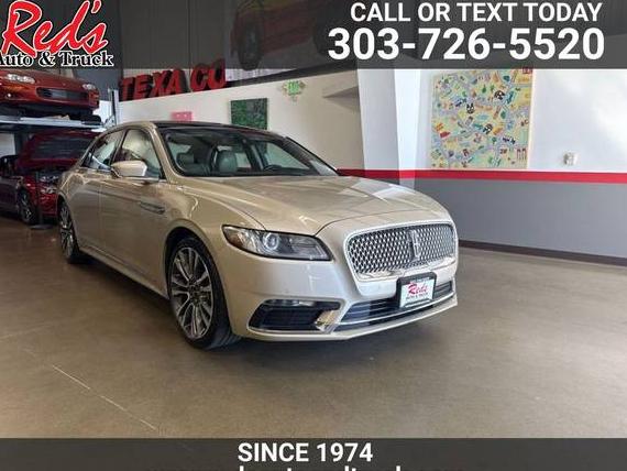 LINCOLN CONTINENTAL 2017 1LN6L9NC6H5620290 image